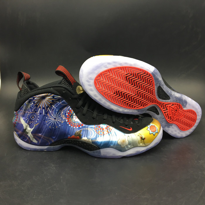 NIKE AIR FOAMPOSITE ONE LNY QS "LUNAR NEW YEAR 2018" AO7541-006