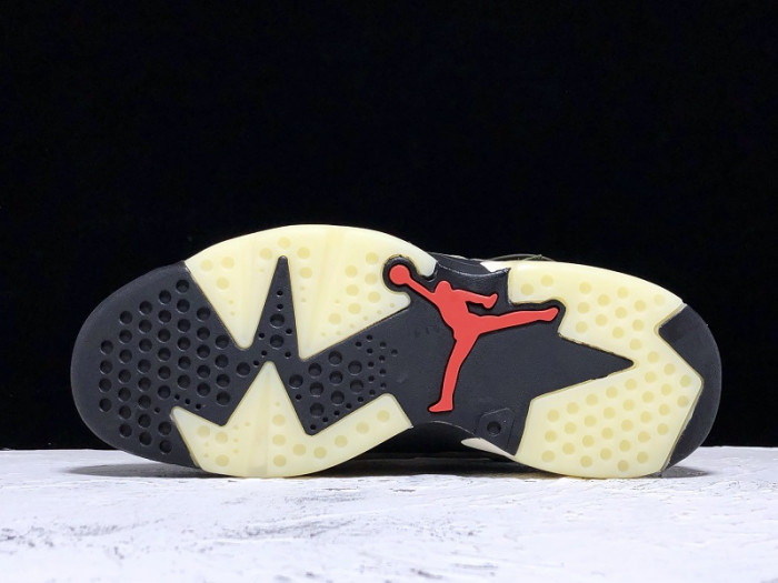 Travis Scott x Air Jordan 6 “Medium Olive” CN1084-200