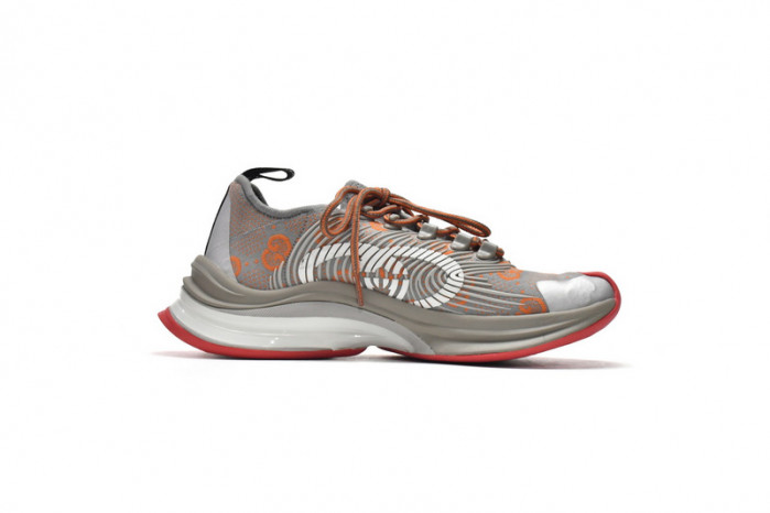 G*u*i run sneakers grey red