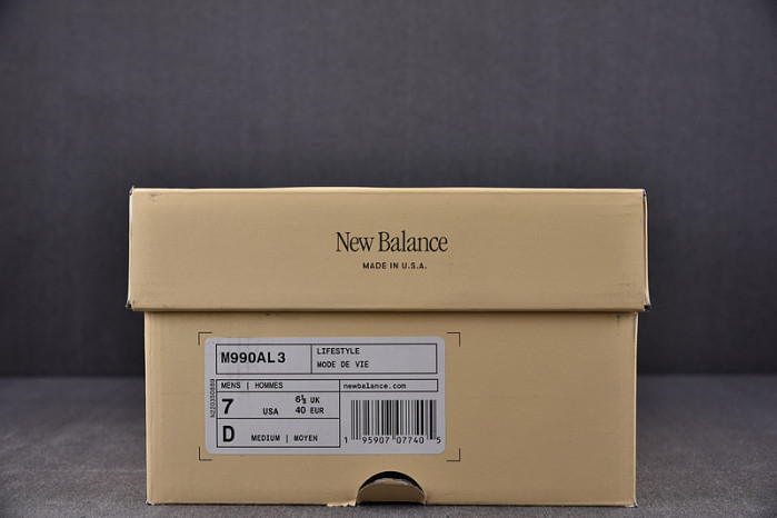 New Balance 990v3 MiUSA Teddy Santis Sea Salt M990AL3