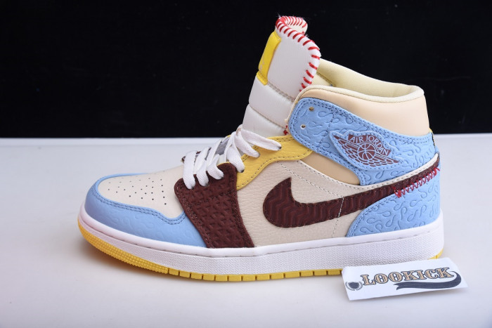 Ma*s*n château rouge x air jordan 1 mid se “fearless” cu2803-200