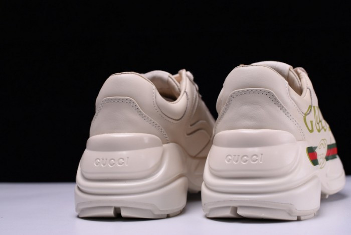 G*u*i logo rhyton vintage trainer sneaker 500877 drw00 9522