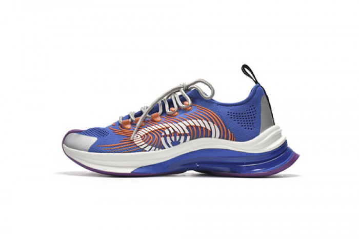G*u*i run sneakers white blue orange